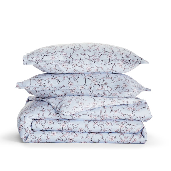 Aura 100 Cotton Sateen Duvet Cover Set Birch Lane